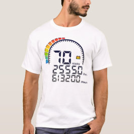 70 Jahre Jubiläumszähler T-Shirt