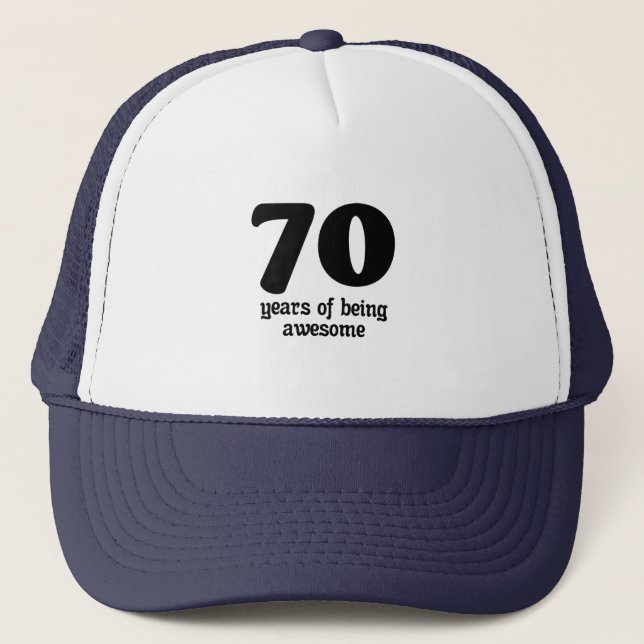 70 Jahre phantastisch Truckerkappe (Vorderseite)