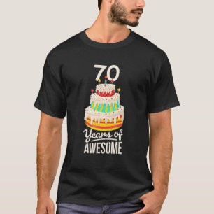 70 Jahre Phantastischer Funny 70. Geburtstagskuche T-Shirt