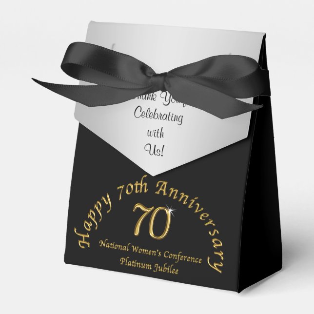 70 Jahre Special Fvor Box, Black, Gold Geschenkschachtel (Vorderseite)