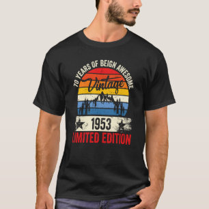 70 Jahre Vintag 1953 70. Geburtstag T-Shirt
