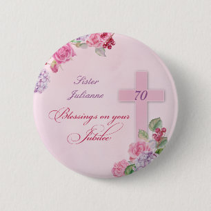 70. Jahrestag des religiösen Lebens katholische Nu Button