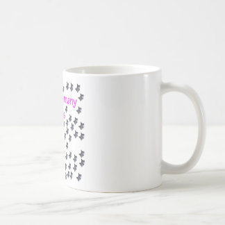 70 Katzen-Köpfe alt Tasse