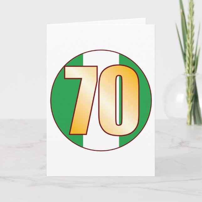 70 NIGERIA Gold Karte (Vorderseite)