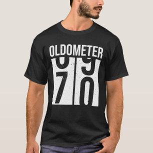 70 Oldometer Lustiger Geburtstag Männer Männlich I T-Shirt