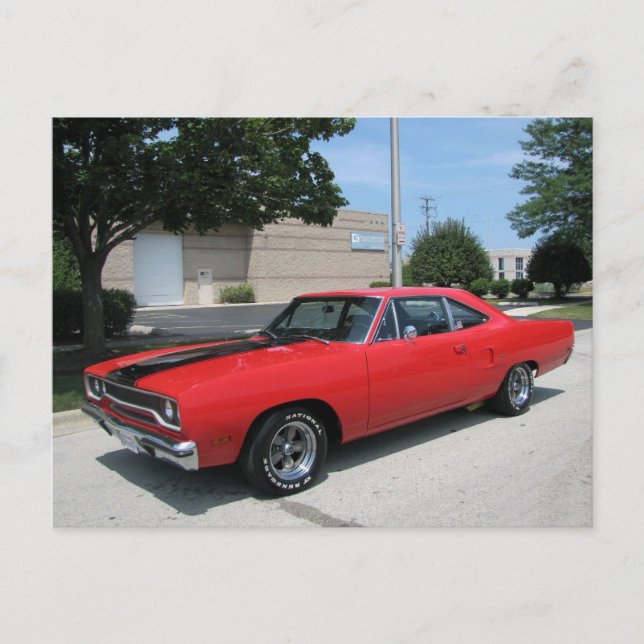 70' Plymouth GTX Postkarte (Vorderseite)