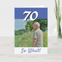 70 so Was Funny Positive Foto 70. Geburtstag