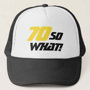 70 So was Motivierend Funny 70. Geburtstag Truckerkappe