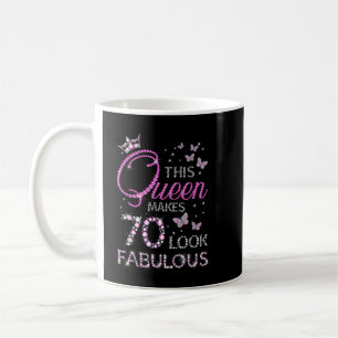 70 und fabelhafte 70 Jahre altes Geschenk 70. Gebu Kaffeetasse
