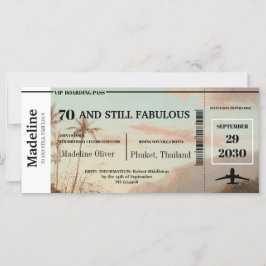 70 und immer noch fabelhafter Tropischer Boarding