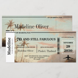 70 und immer noch fabelhafter Tropischer Boarding