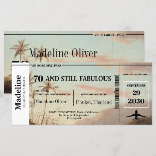 70 und immer noch fabelhafter Tropischer Boarding