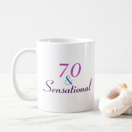 70 und sensationelle 70. Geburtstag klassisches Ge Tasse