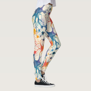 70er 60er psychedelische Hippie-Retro-Hip Leggings