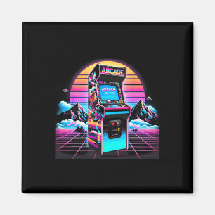 70er 80er 90er Vintage Retro Arcade-Videospiel Alt Magnet