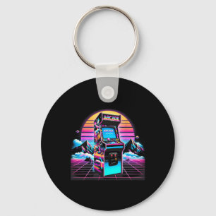70er 80er 90er Vintage Retro Arcade-Videospiel Alt Schlüsselanhänger