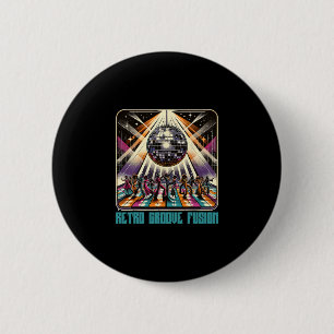 70er 80er Disco Retro Groove Fusion Funky Disc Button