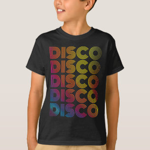 70er 80er Disco Tanzparty Vintage Retro Old School T-Shirt