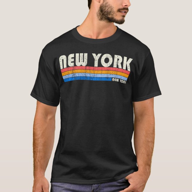 70er 80er New York Ny T-Shirt (Vorderseite)