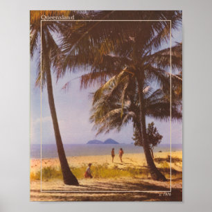 70er Australien Foto Vintage Reise Poster