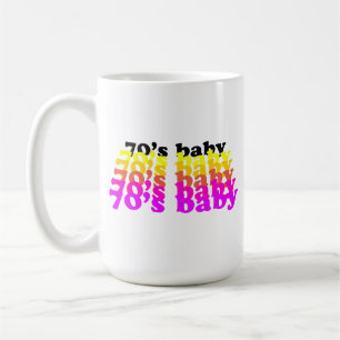 70er Baby lustiges Geburtstagsgeschenk geboren 197 Kaffeetasse