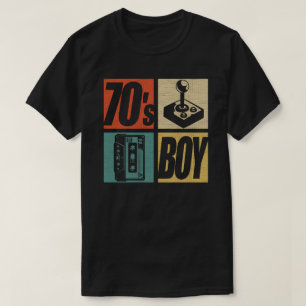 70er Boy 1970er Fashion 70 Theme Party Seventies T-Shirt