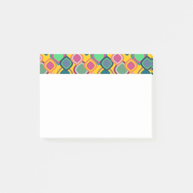 70er Colors Post-it Klebezettel (Vorderseite)
