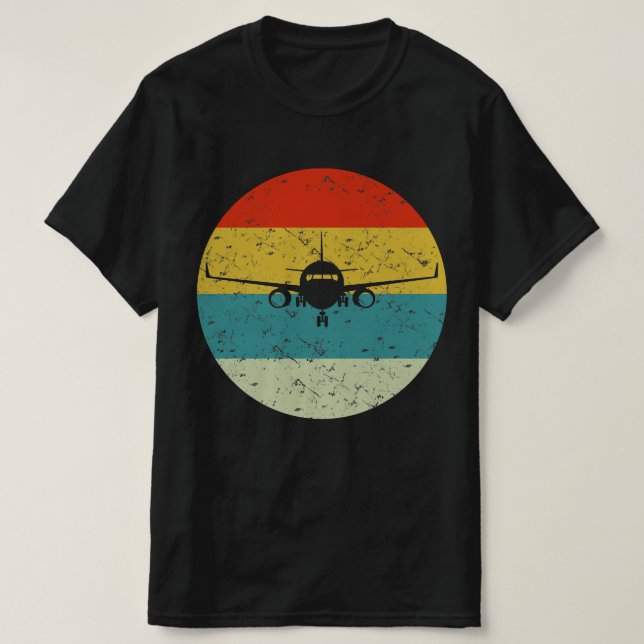 70er des Flugzeugs T-Shirt (Design vorne)