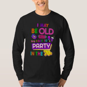 70er-Design für Frauen Rave-Outfit & 70er-Festival T-Shirt