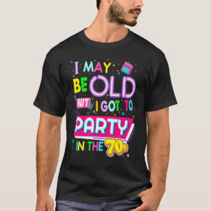 70er-Design für Frauen Rave-Outfit & 70er-Festival T-Shirt