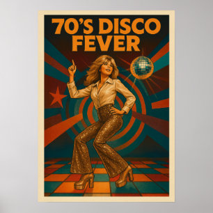 70er Disco-Fieber V02 Poster