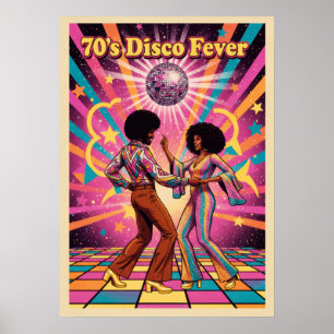 70er Disco-Fieber V07 Poster