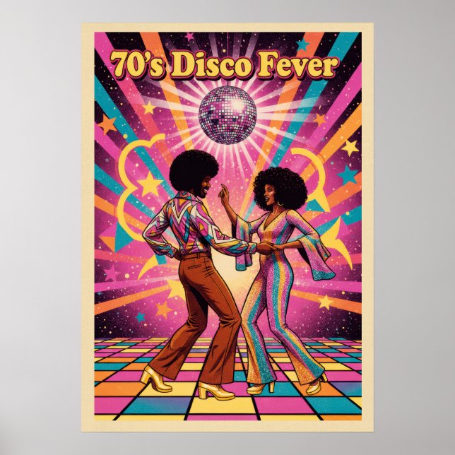70er Disco-Fieber V07 Poster (Vorne)