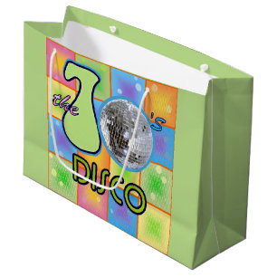 70er Disco Große Geschenktüte