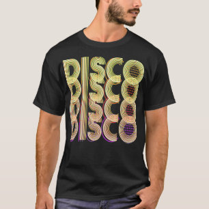 70er Disco-Shirt Vintage-Party Wear-T-Shirt T-Shirt