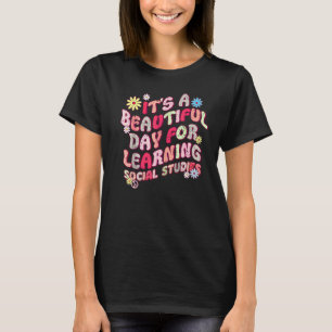 70er Es ist ein schöner Tag, um Sozialwissenschaft T-Shirt