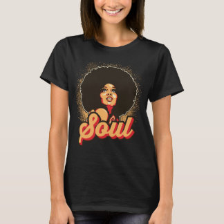 70er Funk Afro Frauen Soul Retro Vintage T-Shirt