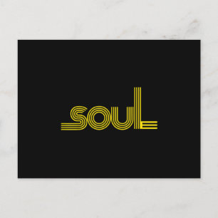 70er Funk Afro Soul Boogie Dance Liebe Train Ankündigungspostkarte