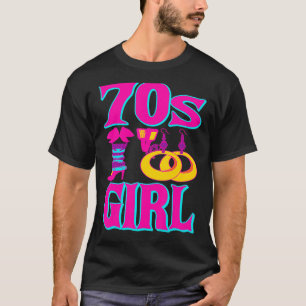 70er Girl Classic Costume Music Geboren 1970 T-Shirt