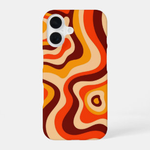 70er Groovy Wave Vibe iPhone 16 Hülle