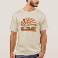 70er Inpired Retro Sommer Sunset Sunrise Sun Rays