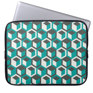 70er inspiriert abstrakte geometrisch geometrisch  laptopschutzhülle