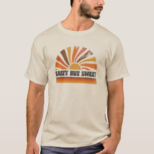 70er Inspirierter Retro Sommer Sonnenuntergang Son T-Shirt