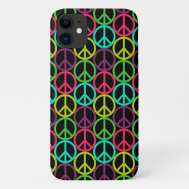 70er Jahre Hippie Peace Sign Pattern Case-Mate iPhone Hülle