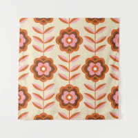 70er Jahre Retro Nahtloses Muster. 60er und 70er Ä