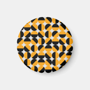 70er Jahre Stil, geometrische Halbkreise. Magnet