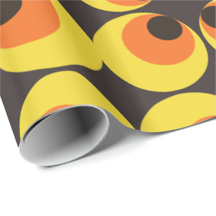 70er Jahre Wallpaper Geschenkpapier
