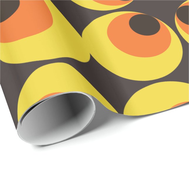 70er Jahre Wallpaper Geschenkpapier (Rolleneckpunkt)