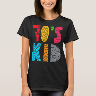 70er-Kind-Outfit Frauen Männer Vintage Retro T-Shirt