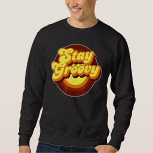 70er-Kostüm für Wo bleibe Groovy Roller Disco Sweatshirt